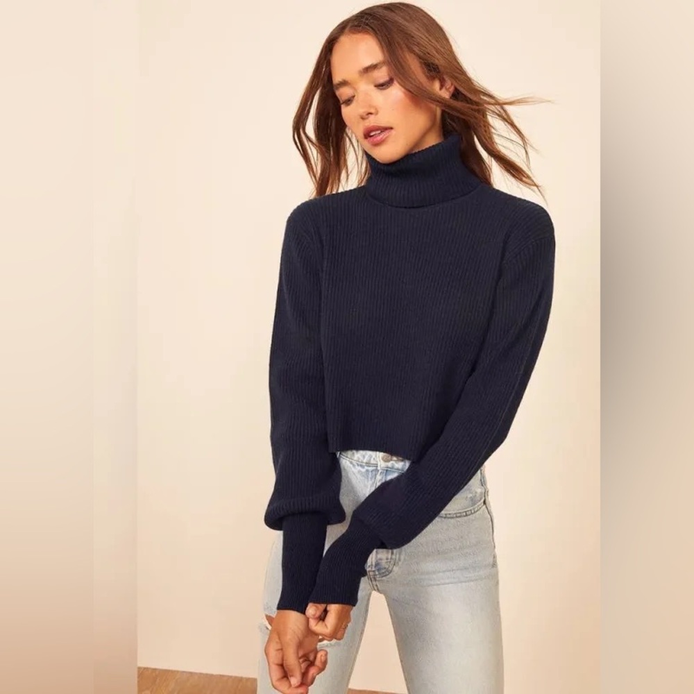 Reformation Cropped Cashmere Sweater NWT XS